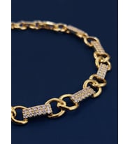 Xuping Kenetlenmiş Zincir Bileklik 14K Gold