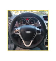 Ford Fiesta 2009-2015 Araca Özel Direksiyon Kılıfı (karbon Noktalı)