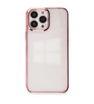 Apple İphone 14 Pro Max Kılıf Element Silikon - Pembe
