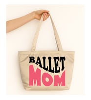 Ballet Mom Tasarım Mat Saten Çanta (Krem)