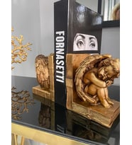 Kitap Tutucu Melek biblo Tasarımlı (Gold)