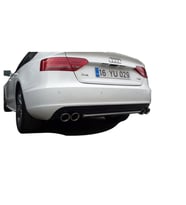 Drs Tuning Audi A5 Uyumlu 8P3 2008 - 2011 Sportback Arka Tampon Eki - Difüzör (Plastik)