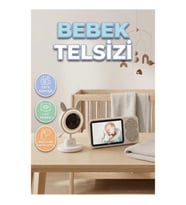 Bebek Telsizi LCD Ekranlı Gece Görüşlü Besleme Hatırlatıcılı İzleme Sistemi