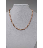 Rodokrozit Taşı 4,5mm Kolye (SABİT KLİPSLİ)