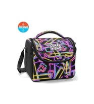 CORAL HIGH 37148 KIDS SİYAH RENKLİ NEON DESENLİ THERMO BESLENME ÇANTASI