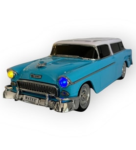 Klasik Araba Mavi WS-1955 Bluetooth Hoparlör Sesin Gücüyle Tanışın!