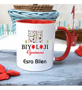 Biyoloji Öğretmenine Özel Öğretmenler Günü Hediyesi Kişiye Özel Kupa Bardak