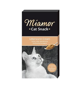 Miamor Cream Ciğerli Tamamlayıcı Kedi Ödülü 6x15 Gr