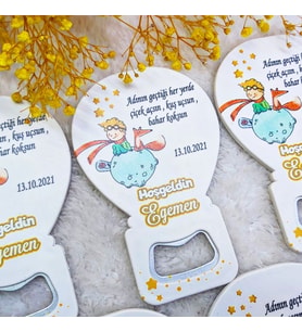 Hayaller Dükkanı 30 Adet Küçük Pren Balon Açacak Bebek Doğum Hediyelikleri