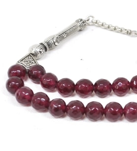 Taş Tesbih Fasetalı Küre Kesim (tşt 10419)