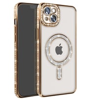 İphone 15 Kılıf Joke Simli Magneticsafe Kılıf - Belirtilmemiş