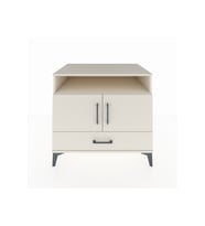 Kronos Şifonyer 3 Raflı Tek Çekmeceli 2 Kapaklı 88x59x80 Aytaşı-Aytaşı