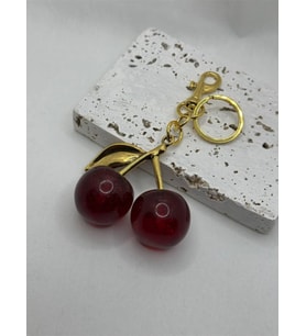 Cherry Çanta Aksesuarı / Charmı Kırmızı