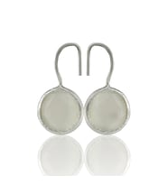 Kadir Jewellery Gümüş Kaplama Kadın Taşlı Küpe -El İşçiliği Ve Hipoalerjenik Küpe