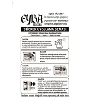 Oto Kaput Büyük Şerit Sport Sticker 60*118 Cm
