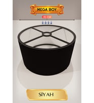 Siyah Lambader Başlığı 35 CM Mega Boy