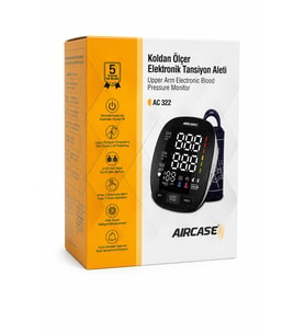 Northcity AC 322 Koldan Dijital Tansiyon Aleti - LED Ekranlı Tam Otomatik Tansiyon Cihazı 5 Yıl Garanti