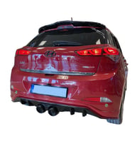 Hyundai İ20 (2014-2018) R400 Arka Tampon Eki - Difüzör (Plastik)