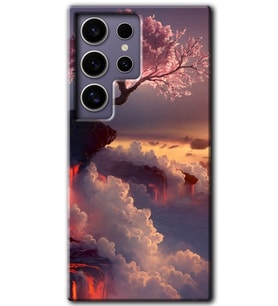 Galaxy S24 Ultra Kılıf HD Desen Baskılı Kılıf - Uçurumdaki Hayat