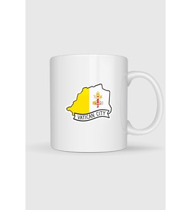 Vatikan Papa Baskılı Kupa Bardak