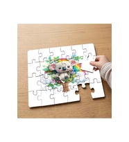 Sevimli Koala - Gökkuşağı Tasarımlı 24 Parça Ahşap Çocuk Puzzle MPK0059
