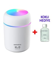 Babikamium Hava Nemlendirme Beyaz Humidifier Buhar Makinası Ortam Oda Araba Araç Nemlendirici Işıklı Hava Makinesi