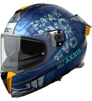 Motosiklet Kask Hawk Lets Rıde B7 Full Face Güneş Vizörlü Motor Kaskı