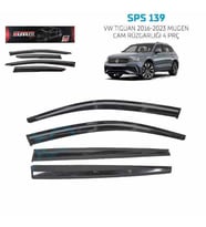 Vw Tiguan Mugen Cam Rüzgarlığı 2016-2023 arası 4'lü Sunplex (Beyaz)