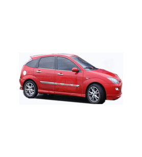 Ford Focus Uyumlu Cam Çıtası 4 Parça Krom Hb / Sd 1998 - 2005