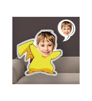 Kişiye Özel Fotoğraflı Pokemon Yastık 115242 30 cm