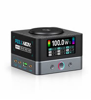 ULTRATEKNO WLX-R8A 680W GaN 8 Port PD 3.1 Hızlı Şarj İstasyonu Kablosuz Şarj Destekli USB Type-C Laptop Telefon Tablet Şarj Cihazı