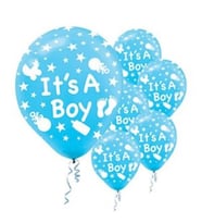 Sürpriz İt's A Boy Uçan Balon 30 Adet
