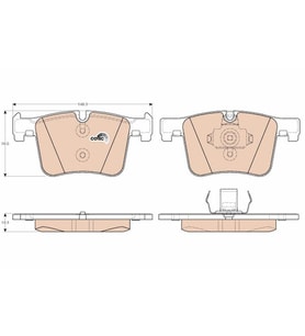 Bmw F20 F22 F23 F30 F31 F34 Ön Fren Balatası 2011-2019