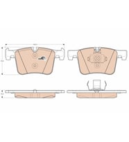 Bmw F20 F22 F23 F30 F31 F34 Ön Fren Balatası 2011-2019