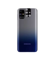 Samsung Galaxy M31S Kamera Lens Koruyucu HD 3D Tempered Glass Cam (Siyah)