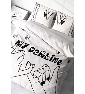 Nevresim Takımı %100 Doğal Pamuk Çift Kişilik 3d Digital Darling