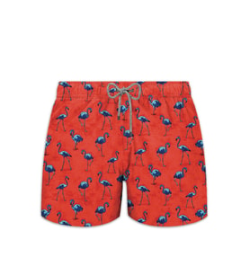 John Frank Flamingo Red Erkek Çocuk Mayo Şort (Kırmızı)