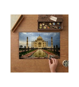 Dünya Mirası Tac Mahal Tasarımı 240 parça Ahşap Puzzle Ahşap Kutuda MP01531