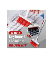 Çok Fonksiyonlu 5’i 1 Arada Temizleme Kalemi Kiti, Bilgisayar Ve Bluetooth Kulaklık Temizleme Seti 5 li Temizlik Kiti