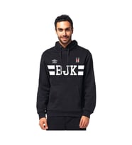 Beşiktaş Orjinal Lisanslı Kapüşonlu Sweatshirt (Siyah)