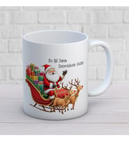Noel Baba Figürlü Yılbaşı Temalı Hediyelik Kupa