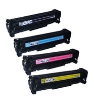Xplus®  Hp Cp2025, Cm2320 Renkli Muadil Toner 4 Renk -Hp304A (Çok Renkli)