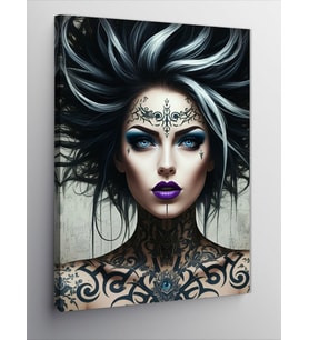 Kanvas Tablo Gotik Kraliçe