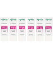 Agarta Cilt Tonu Eşitleyici Renkli Kapatıcı Etkili Spf+50 Faktör Güneş Kremi 50 ML (6 Lı Set)