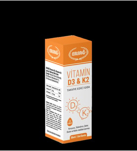 ERSAĞ VİTAMİN D3-K2 30 ML.