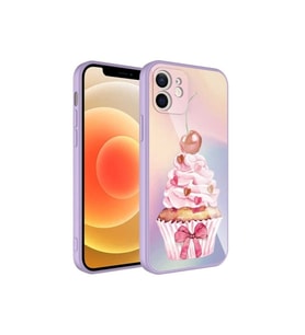 Apple iPhone 11 Uyumlu Kılıf Kamera Korumalı Desenli Sert Silikon Zore Epoksi Kapak (Model 11)