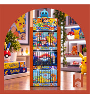 POKEMON - MİNİ KÜTÜPHANE VE GECE LAMBASI - ( 25X10,5X5,5 )