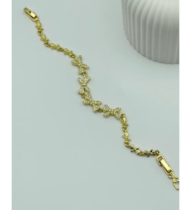 Xuping Gold Taşlı Fiyonk Bileklik - 25-ymzb95