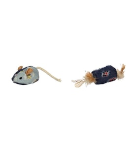 Flamingo Meranroll + Mouse Mix Kedi Oyuncağı 4,5 cm