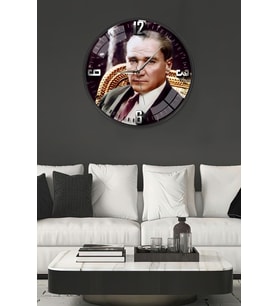 Atatürk Duvar Saati - 29 cm